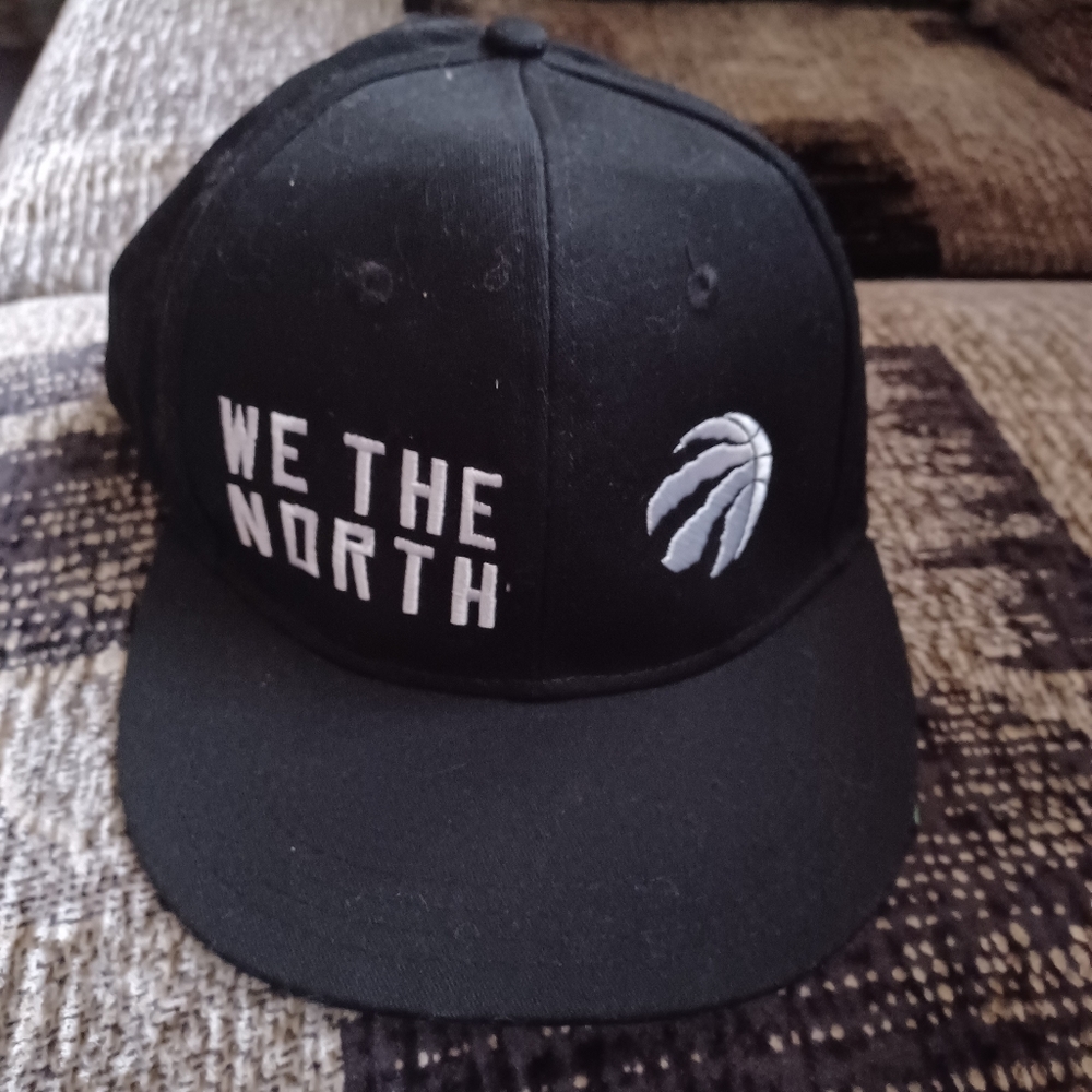 4/$80 New Black We The North (Raptors) Cap - O/S (Adult)